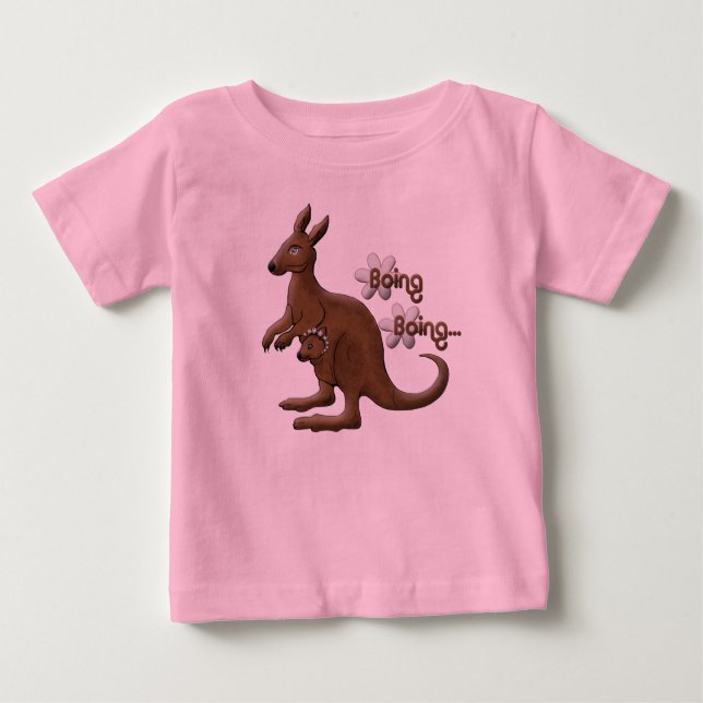 T-shirt Kangaroo Boing Boing. (Devant)