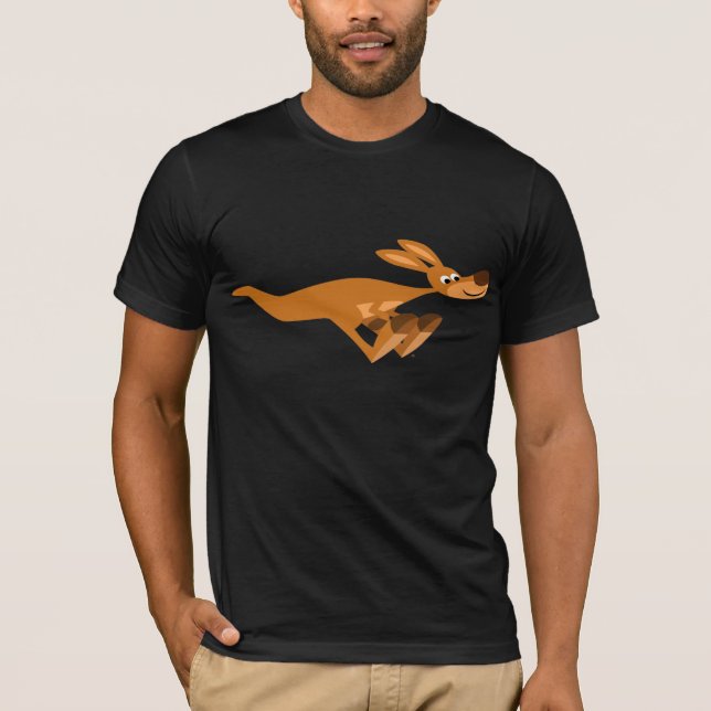 T-shirt Kangaroo Cartoon Rapide (Devant)