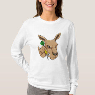 T-shirt Kangaroo comme joueur de Dart avec Dart