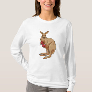 T-shirt Kangaroo en boîte avec gants de boxe