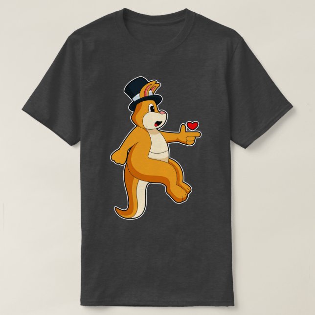 T-shirt Kangaroo Groom Cylindre Mariage (Design devant)