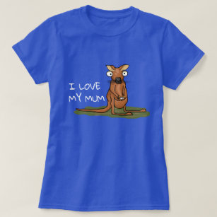 T-shirt Kangaroo "I Love my Mum"