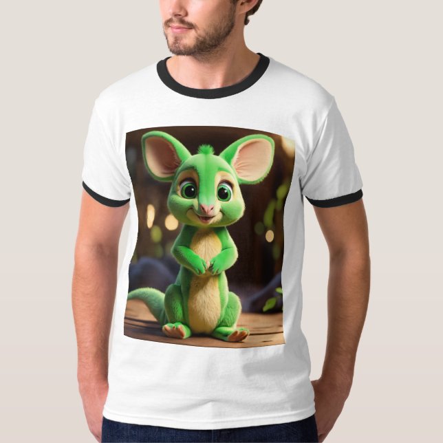 T-shirt "Kangaroo Joyride : Jouer Kangaroo Jouer Saut Sur (Devant)