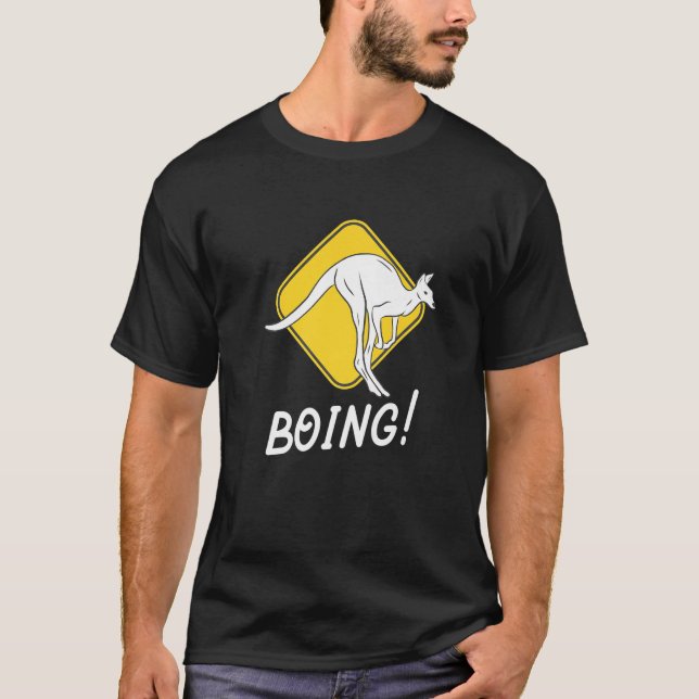 T-shirt Kangaroo Jumping (Devant)