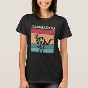 T-shirt Kangaroo Perdu Garçons Filles Style Rétro K