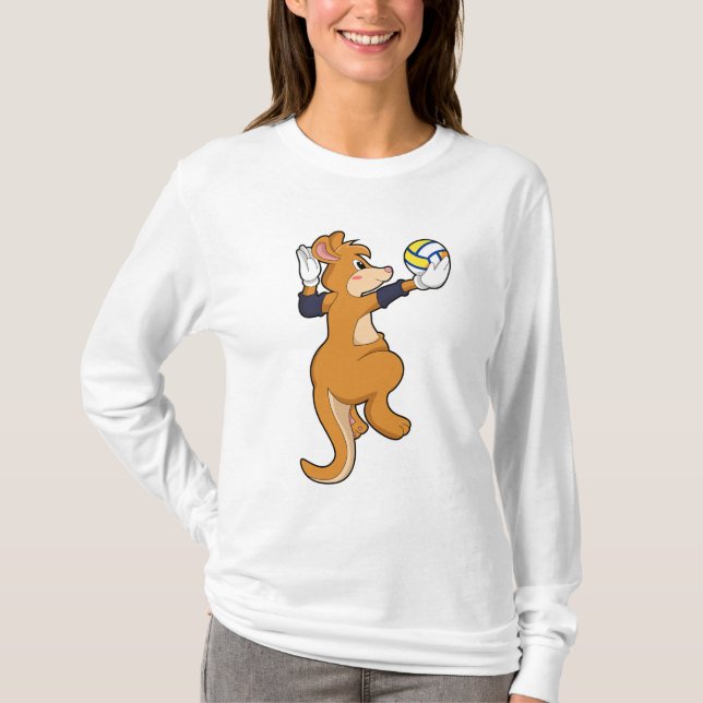 T-shirt Kangaroo pour le volleyball (Devant)