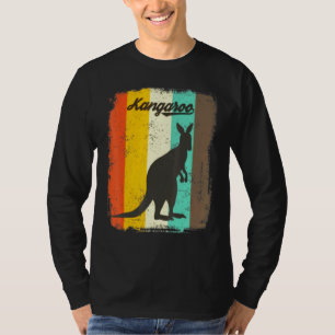 T-shirt Kangaroo Retro les années 70 Vintage animal mignon