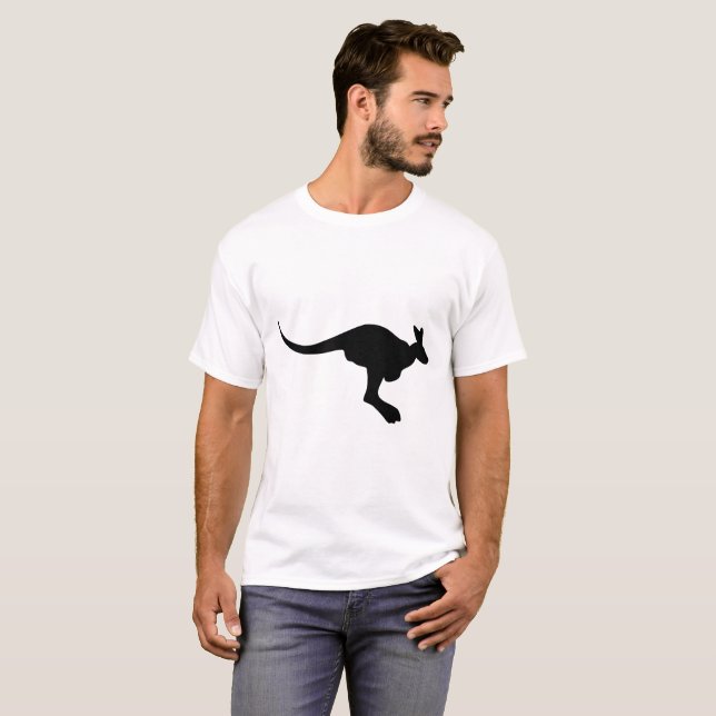 T-shirt Kangaroo Silhouette (Devant entier)