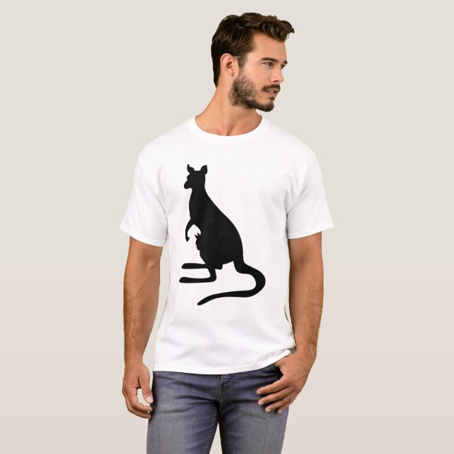 T-shirt Kangaroo Silhouette (Devant entier)