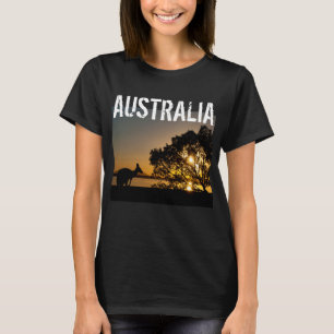 T-shirt Kangaroo Sunset Photo en Australie