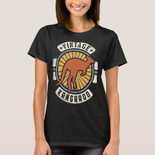T-shirt Kangaroo Vintage Classic Retro 60s les années 70 A
