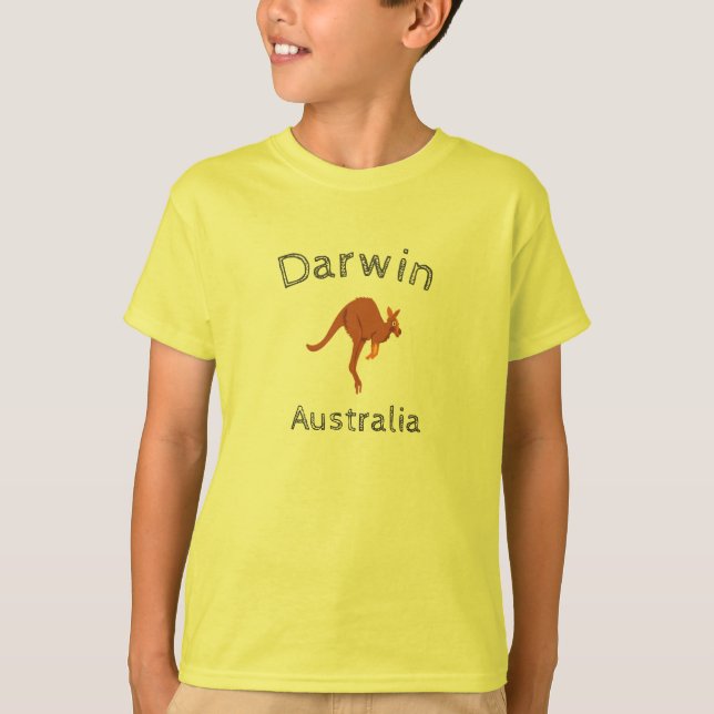 T-shirt Kangourou 4 de Darwin Australie (Devant)