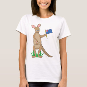 T-shirt Kangourou animal d'alphabet