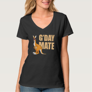 T-shirt Kangourou  Australie Salut l'ami Symbole Australie
