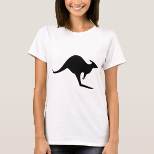 T-shirt kangourou australien noir - australie