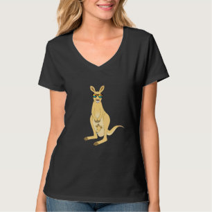 T-shirt Kangourou Cool Avec Lunettes De Soleil Tropicales