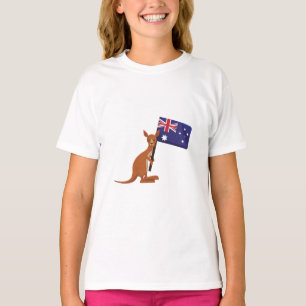 T-shirt kangourou drapeau australie
