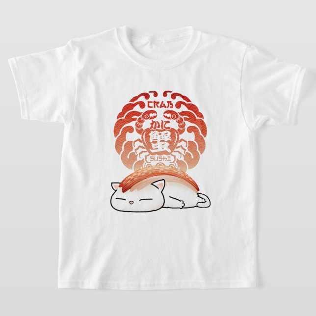 T-shirt Kani Crab Sushi Chat (Poser)
