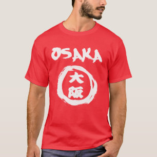T-shirt Kanji de graffiti d'Osaka