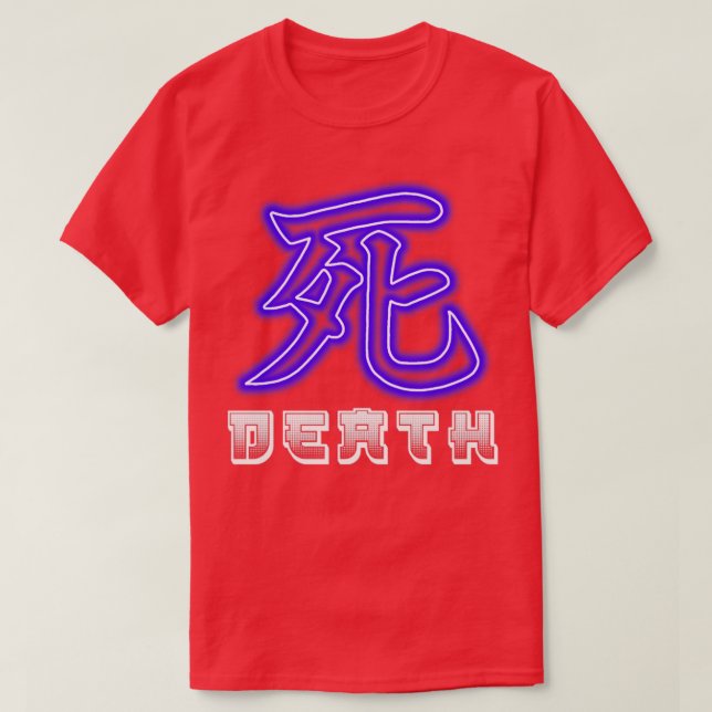 T-shirt Kanji de la mort (Design devant)