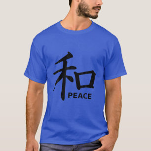 T-shirt Kanji de la paix