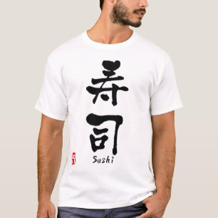 T-shirt KANJI de sushi
