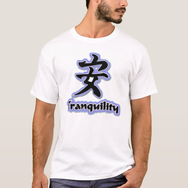 T-shirt Kanji de tranquilité (Devant)