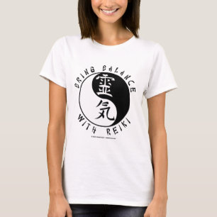 T-shirt Kanji de Yin Yang Reiki