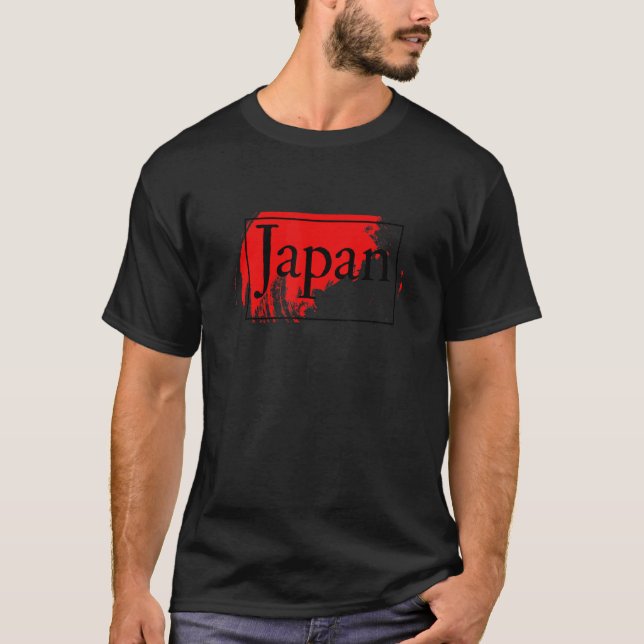 T-shirt Kanji design japonais moderne (Devant)
