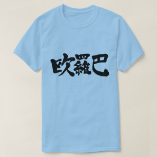 T-shirt [Kanji] Euro, Europe