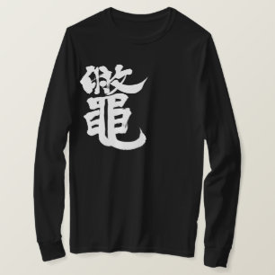 T-shirt [Kanji] manches longues à carreaux molles