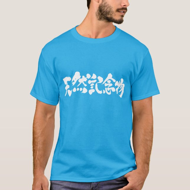 T-shirt [Kanji] monument naturel (Devant)