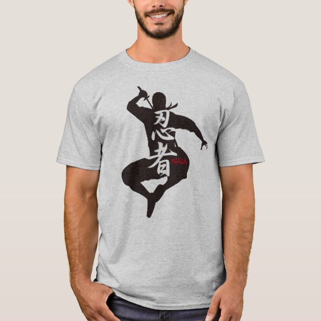 T-shirt kanji,NINJA (Devant)