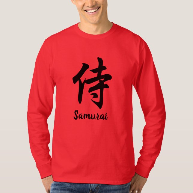 T-shirt Kanji Samurai japonais (Devant)