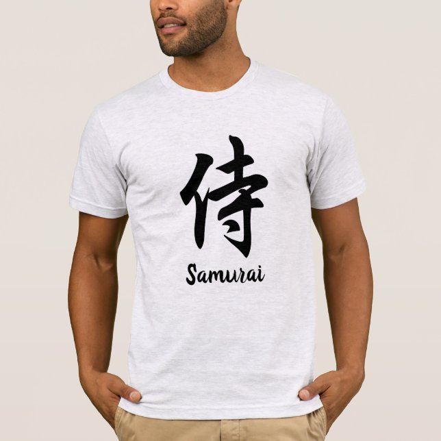 T-shirt Kanji Samurai japonais (Devant)