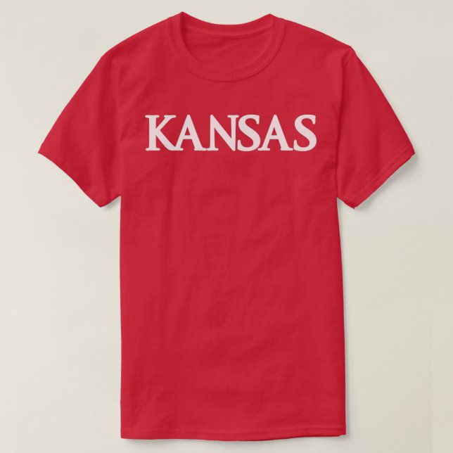 T-shirt Kansas Blue Basic Standard Kansas Classic Original (Design devant)