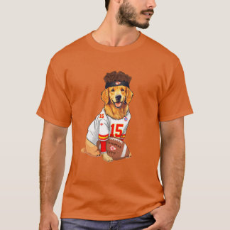 T-shirt Kansas City Chiefs Mignon Golden Retriever Patrick