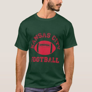 T-shirt Kansas City Distressed Pro Footballeam retro