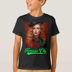 T-shirt Kansas City Irish Parade Green Beer Barbecue Taili