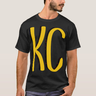 T-shirt Kansas City KC Chefs rouges et jaunes Missouri roy