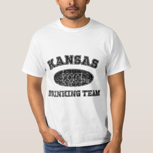 T-shirt Kansas Drinking Team  (Devant)