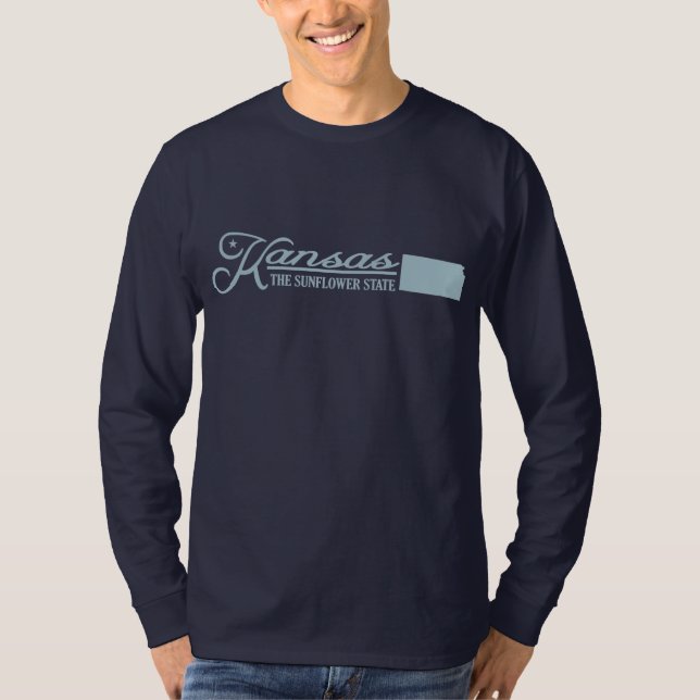 T-shirt Kansas (État du mien) (Devant)