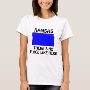 T-shirt Kansas - Il n'y a pas d'endroit comme ici