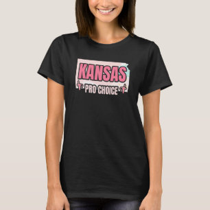 T-shirt Kansas Pour le Choix Pour l'Avortement Utérus