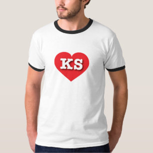 T-shirt Kansas Red Heart - Big Love