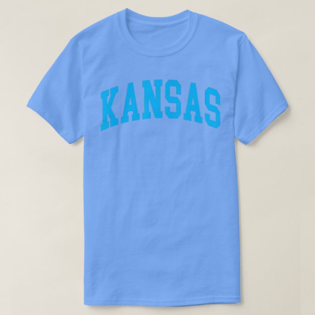 T-shirt Kansas Throwback Design Classique 1 (Design devant)