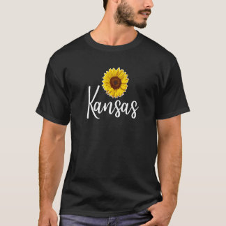 T-shirt Kansas tournesol unique Fière Kansan