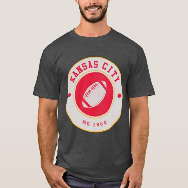 T-shirt KansasCity blanc vintage (Devant)