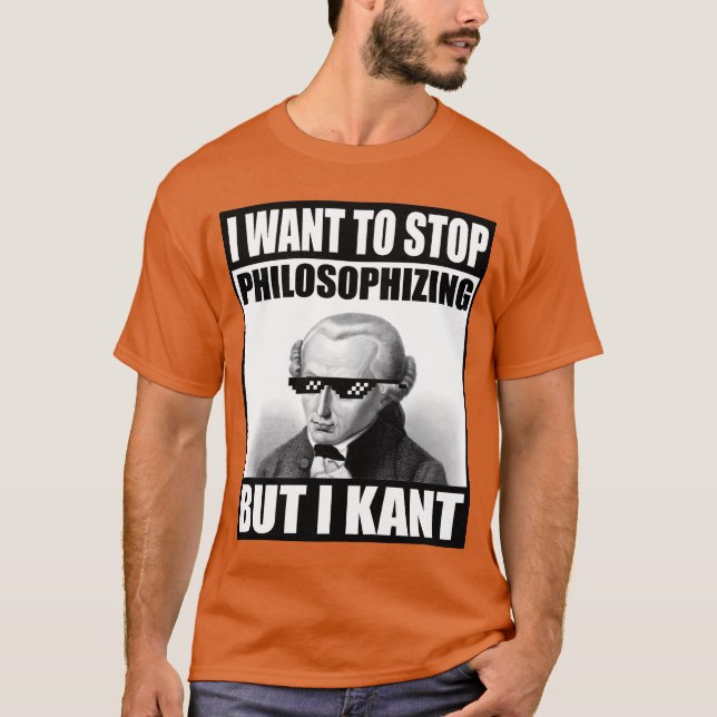 T-shirt Kant mème Philosopher Drôle Philosophie amis (Devant)