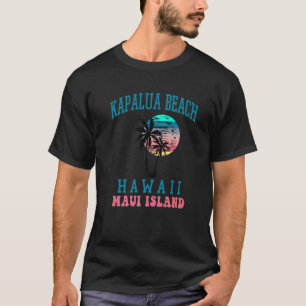 T-shirt Kapalua Beach Maui Hawaii Beach Palmiers été